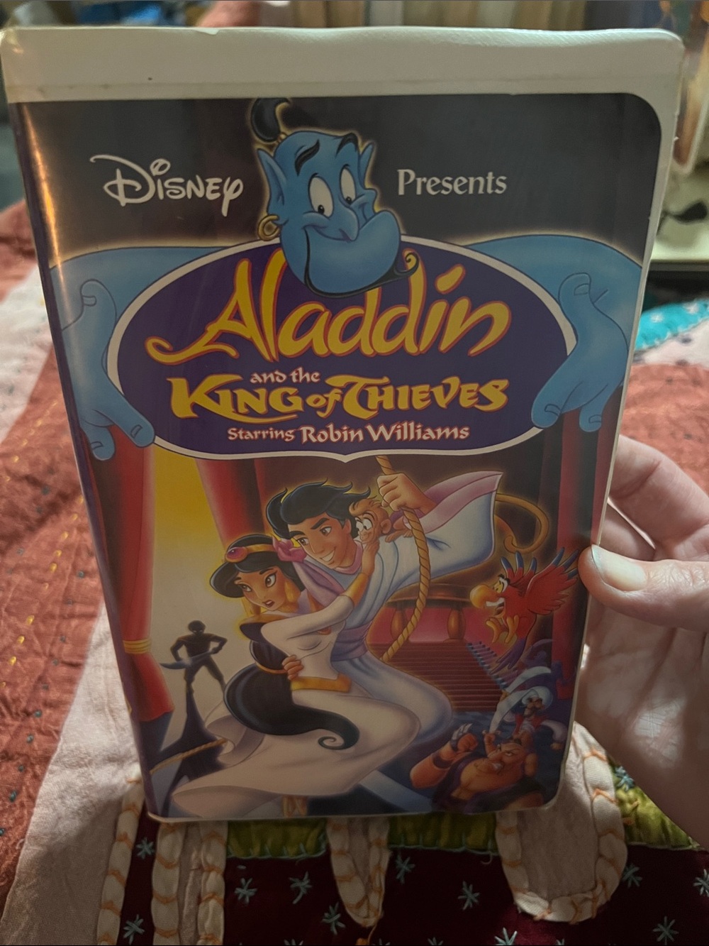 Disney's Aladdin And King of Thieves VHS Starring Robin Williams 80 Min. Classic